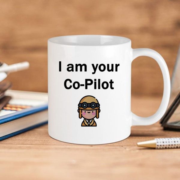 ماگ خلبانی طرح I am your co-pilot