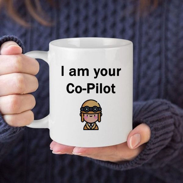 ماگ خلبانی طرح I am your co-pilot