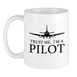 ماگ خلبانی طرح trust me i'm a pilot