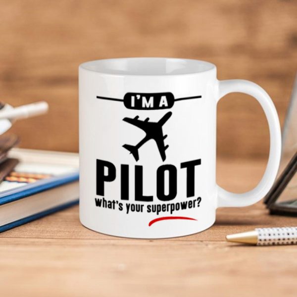 لیوان هوانوردی طرح I'm a Pilot