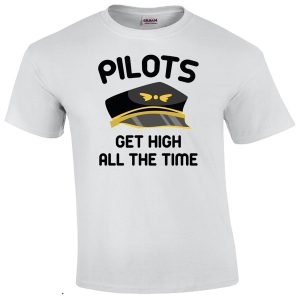 تیشرت خلبانی Pilots get high