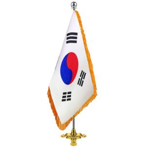 پرچم تشریفات ایستاده کره جنوبی