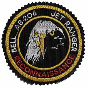 پچ سینه بالگرد 206 مدل Reconnaissance