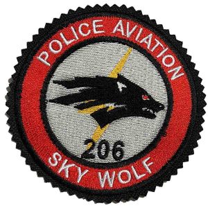 پچ سینه بالگرد 206 مدل Sky wolf