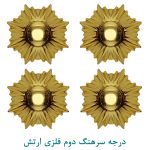 درجه سرهنگ دوم فلزی ارتش