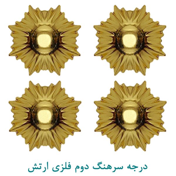 درجه سرهنگ دوم فلزی ارتش