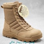 پوتین سوات زیپدار خاکی بندی