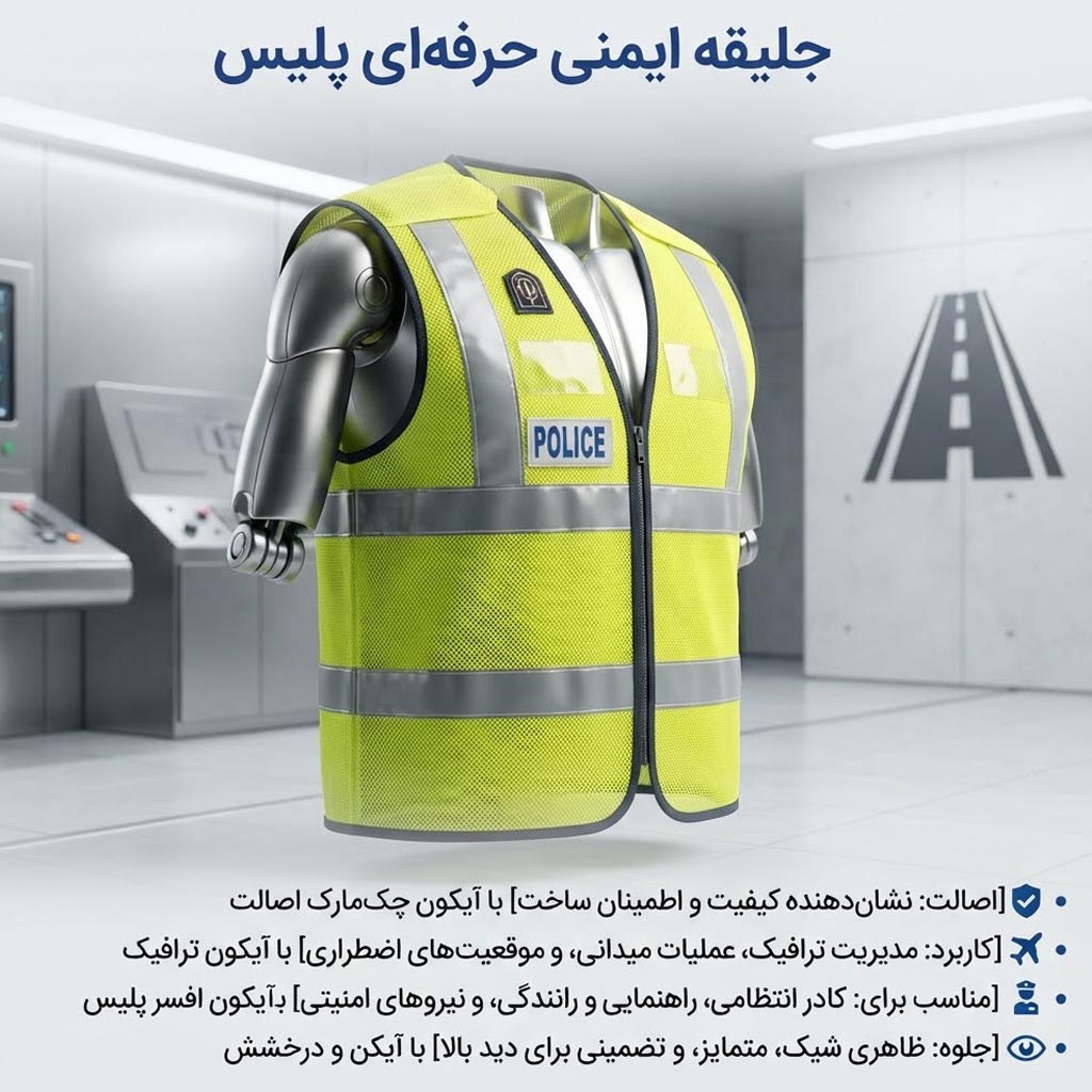 جلیقه نظامی پلیس راهور