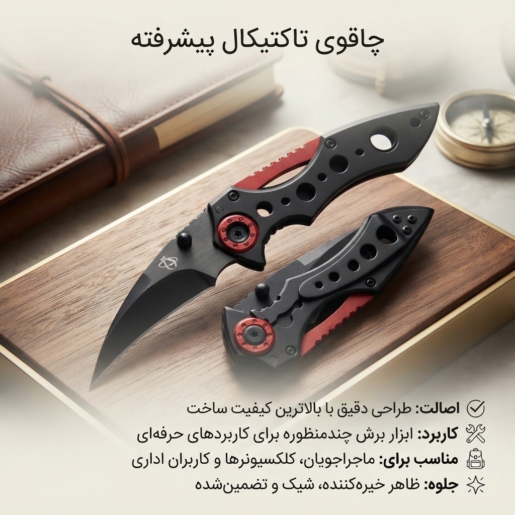 چاقوی جیبی تاشو (D21)
